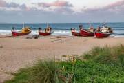 Fischerboote in Punta del Diablo