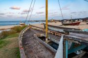 Fischerboote in Punta del Diablo