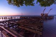der alte Industriehafen von Colonia Sacramento