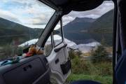 Blick aus Pedro auf den See