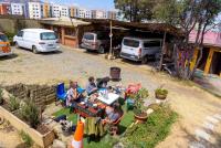 Frühstück am Campingplatz