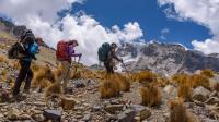 runter geht´s zum Gletschersee unter dem Huayna Potosi