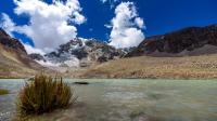 Gletschersee unterhalb des Huayna Potosi